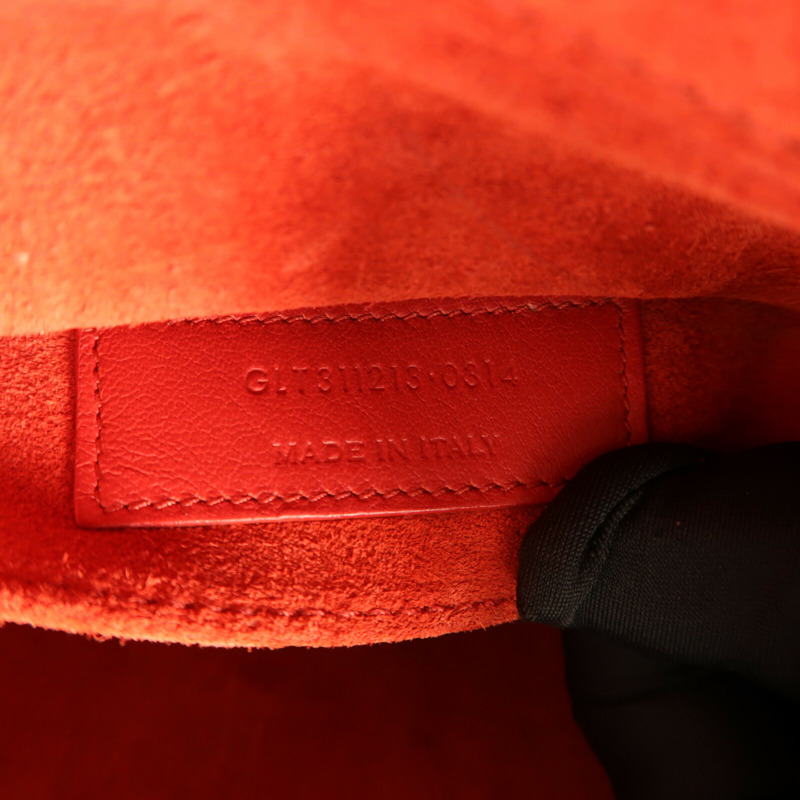 SAINT LAURENT 牛皮皮革Clutch金扣手拿包-6