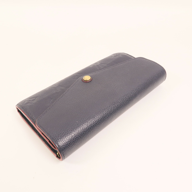 LOUIS VUITTON Monogram Empreinte Sarah金扣長錢包-4