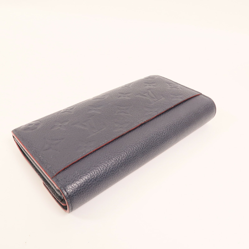 LOUIS VUITTON Monogram Empreinte Sarah金扣長錢包-5