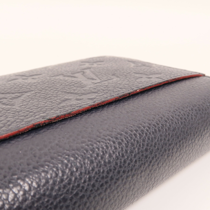 LOUIS VUITTON Monogram Empreinte Sarah金扣長錢包-15