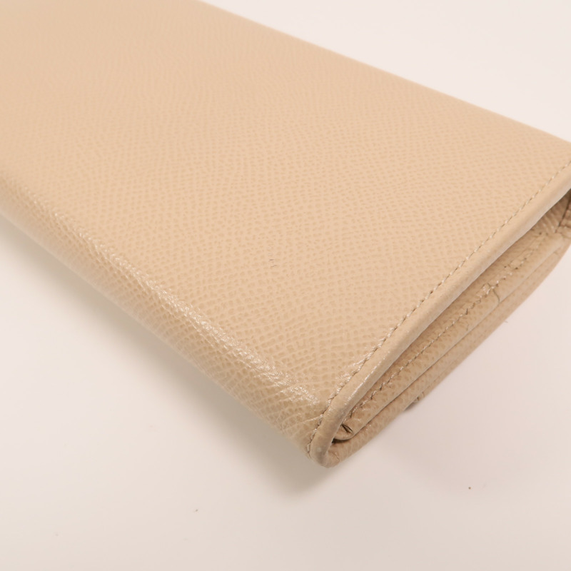 Salvatore Ferragamo 牛皮皮革Gancini Continental Wallet金扣長錢包-11