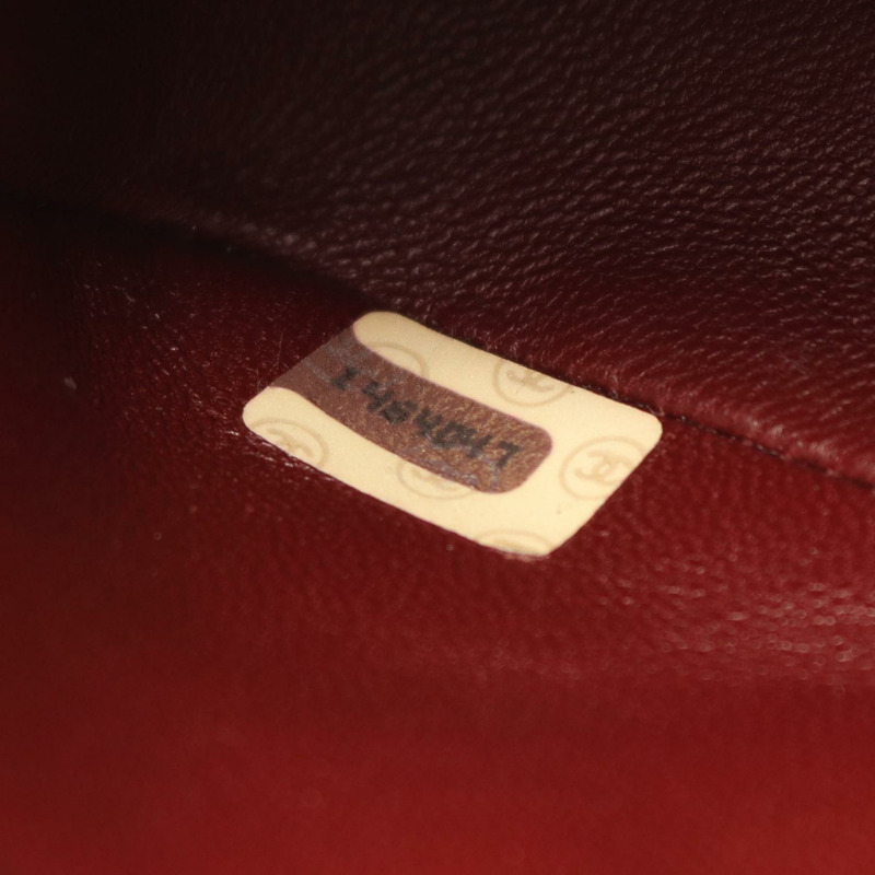 香奈兒 (CHANEL) 迷你絎縫 20 鏈條斜背包 A01163 羊皮 黑色 二手-4