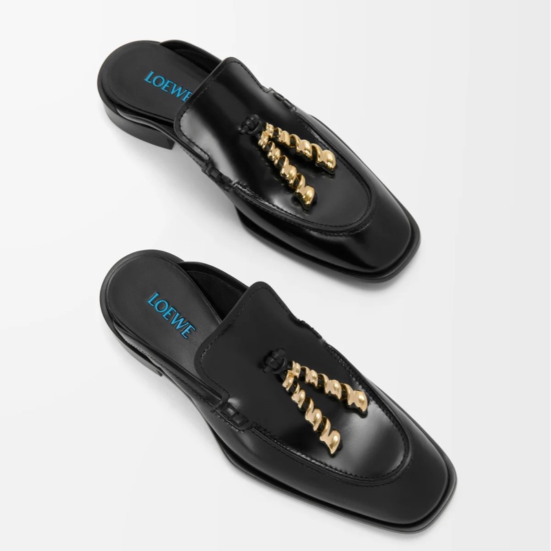 Loewe 女士 Edge露跟穆勒鞋35 36 37 38 39 40 41碼-0