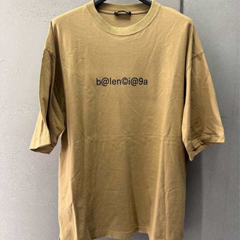 二手Balenciaga卡其色短袖T恤-5
