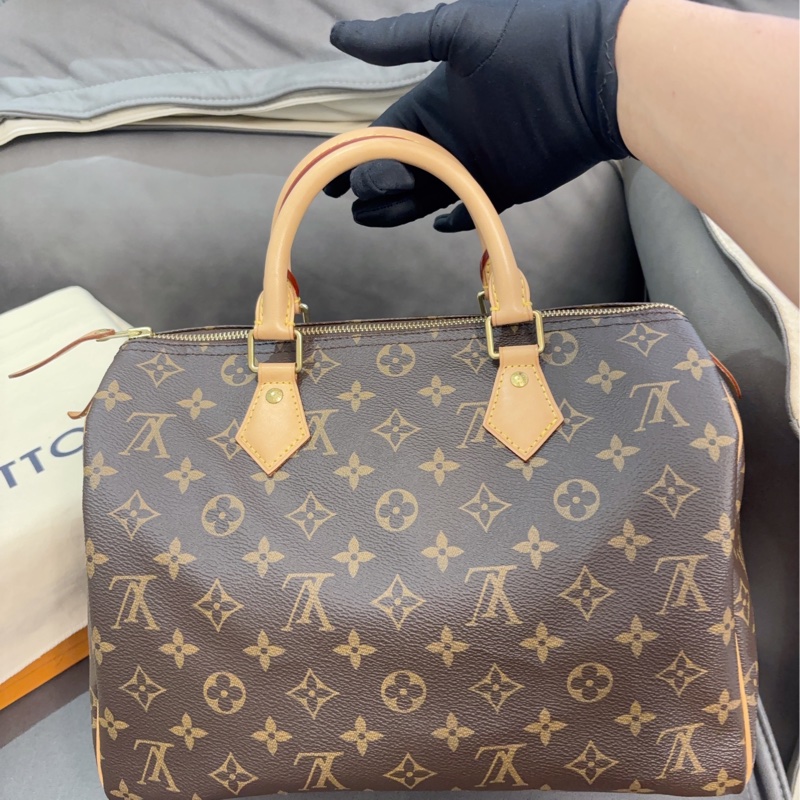LV老花Speedy30手提包-1