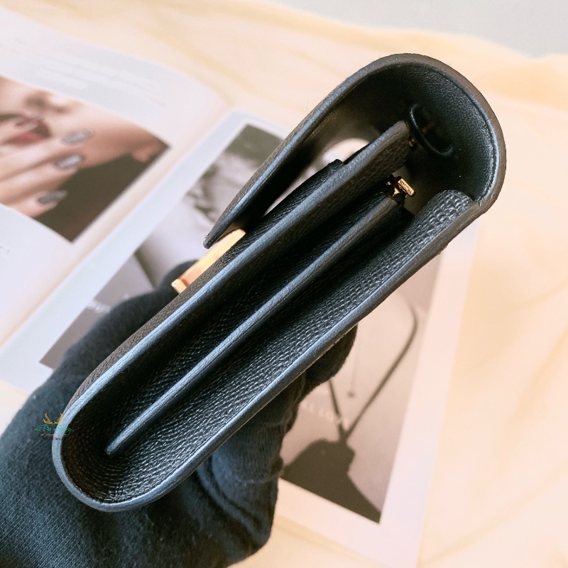 Hermes 愛馬仕 閒置未使用 康康 Constance To Go 黑色 x 玫瑰金 WOC 斜背包 晚宴包 手拿包-9