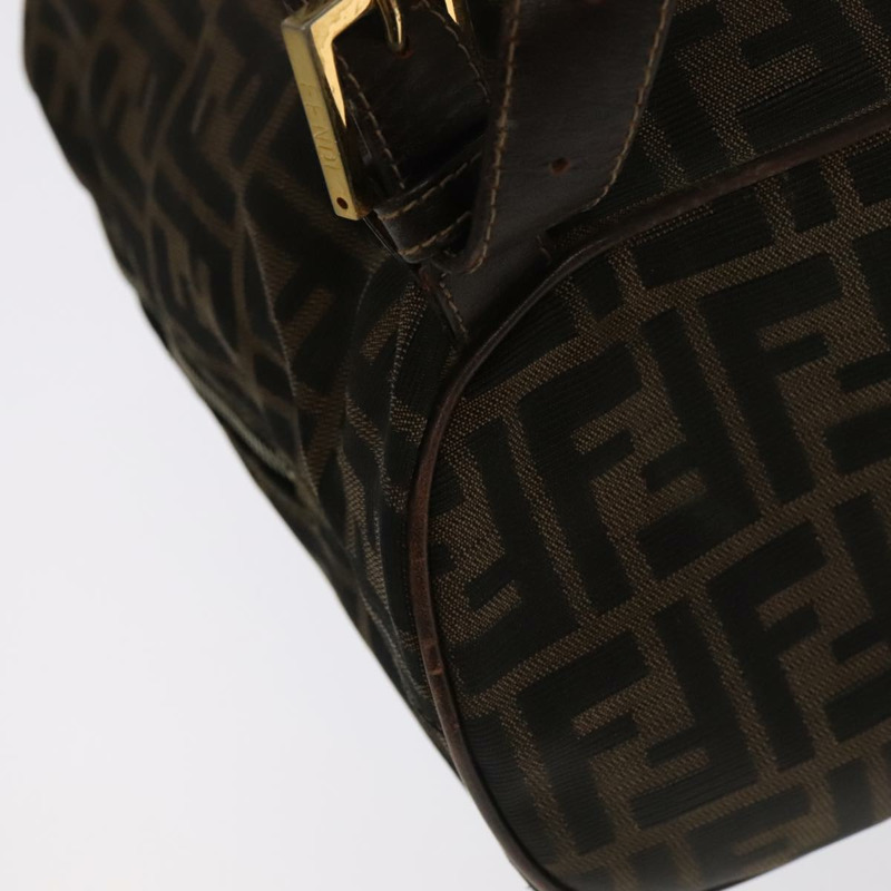 【日本直送】FENDI Zucca帆布雙肩包 棕色 黑色 金色 正品 91551V-8