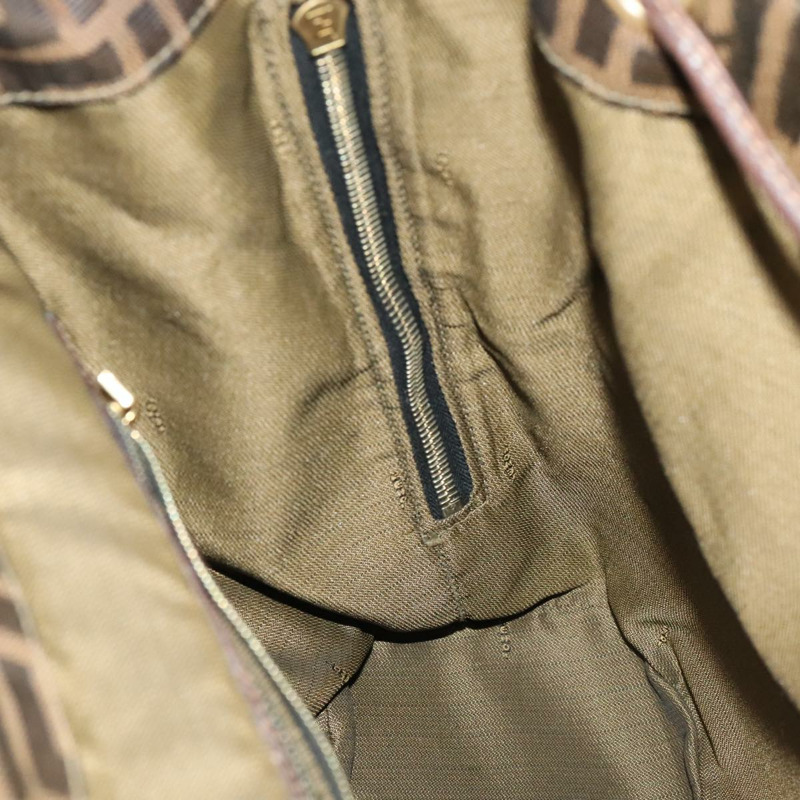 【日本直送】FENDI Zucca帆布雙肩包 棕色 黑色 金色 正品 91551V-22