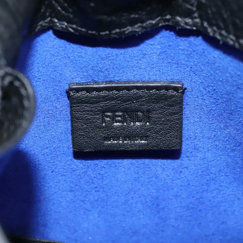 【日本直送】FENDI Zucca 帆布智慧型手機袋黑色正品 110673V-19