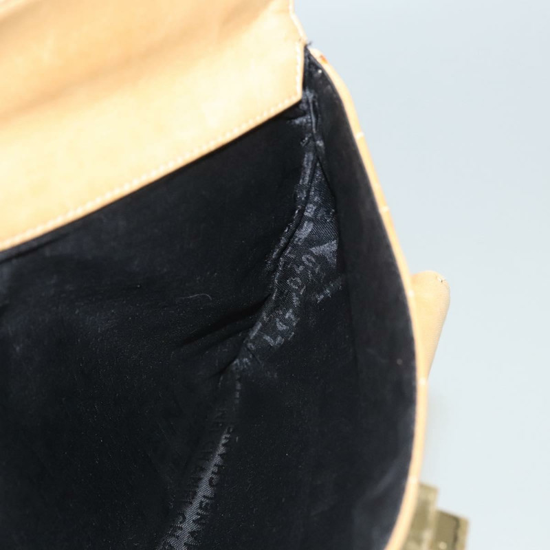 【日本直送】香奈兒 Choco Bar 手提包，羊皮，米色/黑色，CC 標誌，貨號 123516V-20