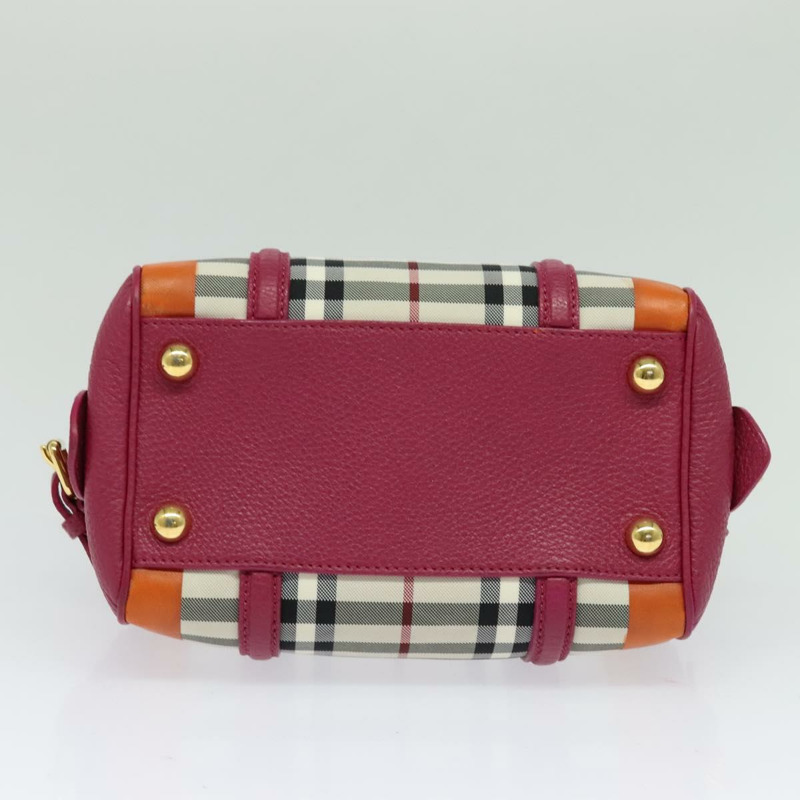 【日本直送】BURBERRY Nova 格紋手提包帆布兩用米色金色正品 118645V-4