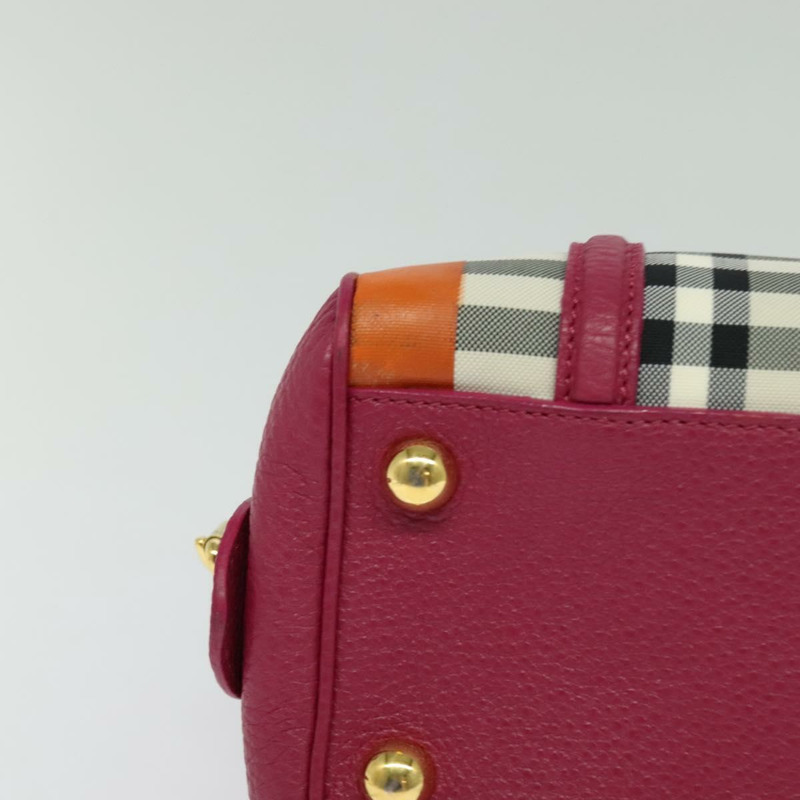 【日本直送】BURBERRY Nova 格紋手提包帆布兩用米色金色正品 118645V-8