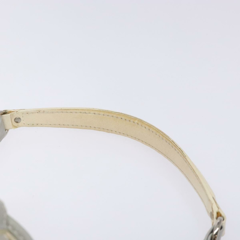 【日本直送】Christian Dior Trotter帆布浪漫單肩包 PVC 白色銀色 正品 133156V-7