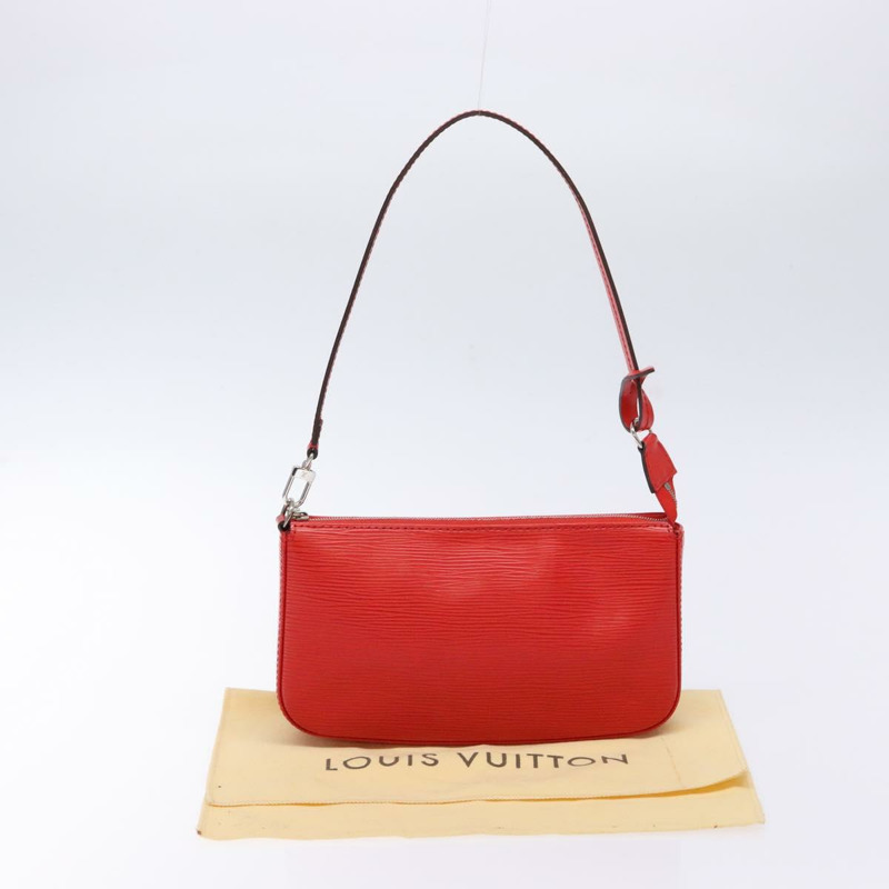 【日本直送】路易威登 Epi Pochette 配件袋 紅色 M52947 LV 正品 141595V-11