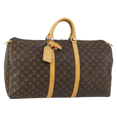 路易威登 Monogram Keepall 55 波士頓包 M41424 LV Auth 143532V