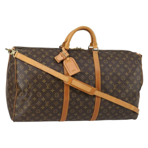 路易威登 Monogram Keepall Bandouliere 60 波士頓包 M41412 LV Auth 145185V