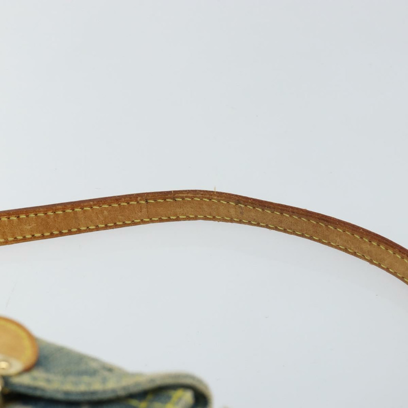 【日本直送】路易威登 Monogram Denim Pouch 肩背包 藍色 M95382 LV Auth ep11281V-13