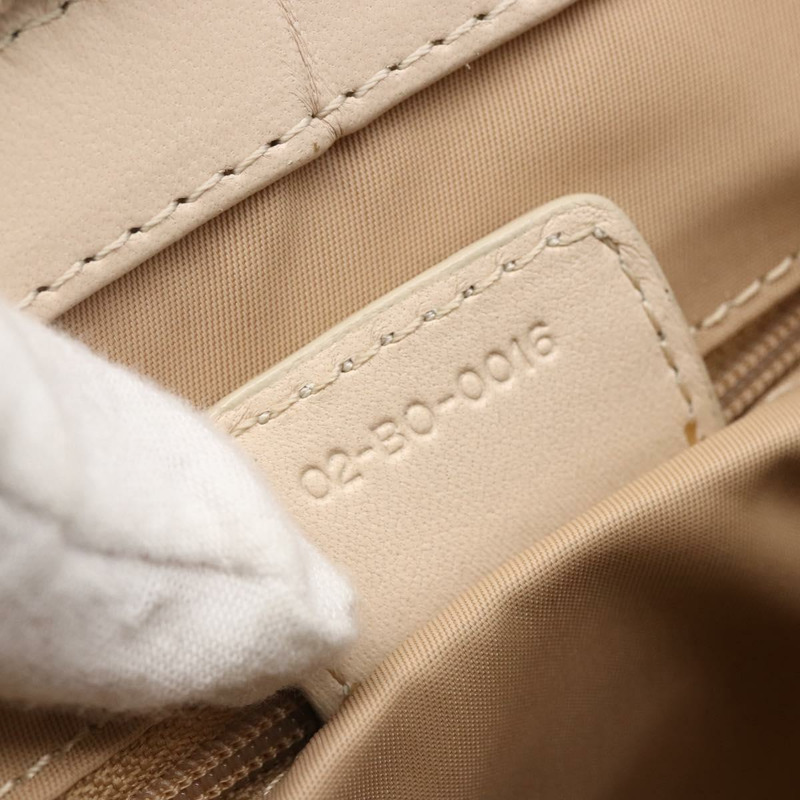 【日本直送】Christian Dior Trotter帆布浪漫手袋 PVC 米色銀色 正品 147501V-11