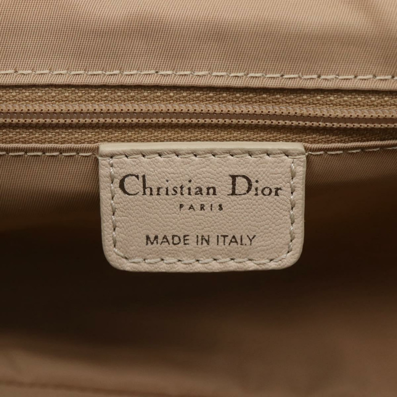 【日本直送】Christian Dior Trotter帆布浪漫手袋 PVC 米色銀色 正品 147501V-16