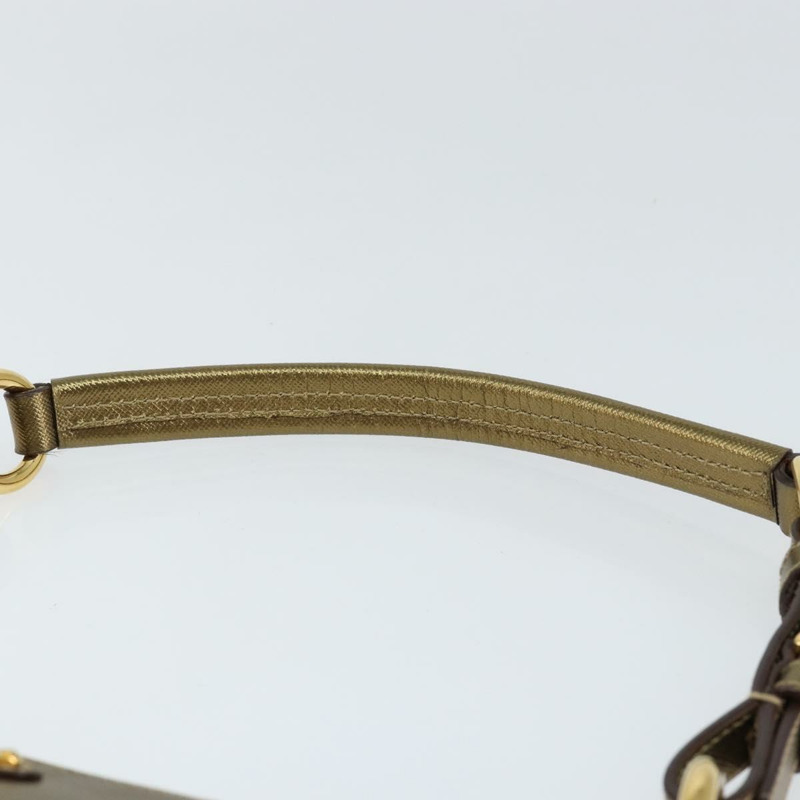 【日本直送】PRADA 單肩包 Safiano 皮革 金色 Auth 149196V-7