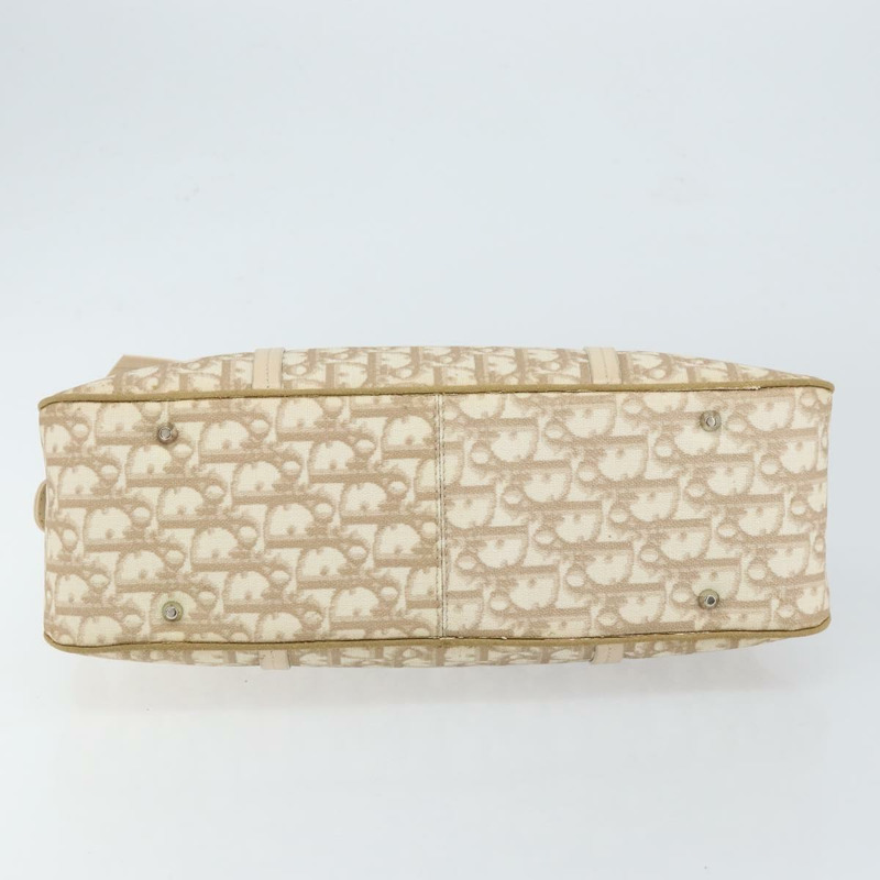 【日本直送】Christian Dior Trotter帆布浪漫手提包 PVC 米色銀色 正品 150070V-8