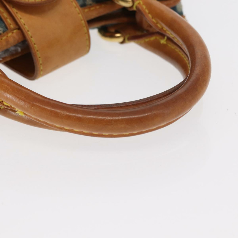 【日本直送】路易威登 Monogram Denim Preity 手提包 藍色 M95020 LV 正品 159703V-6