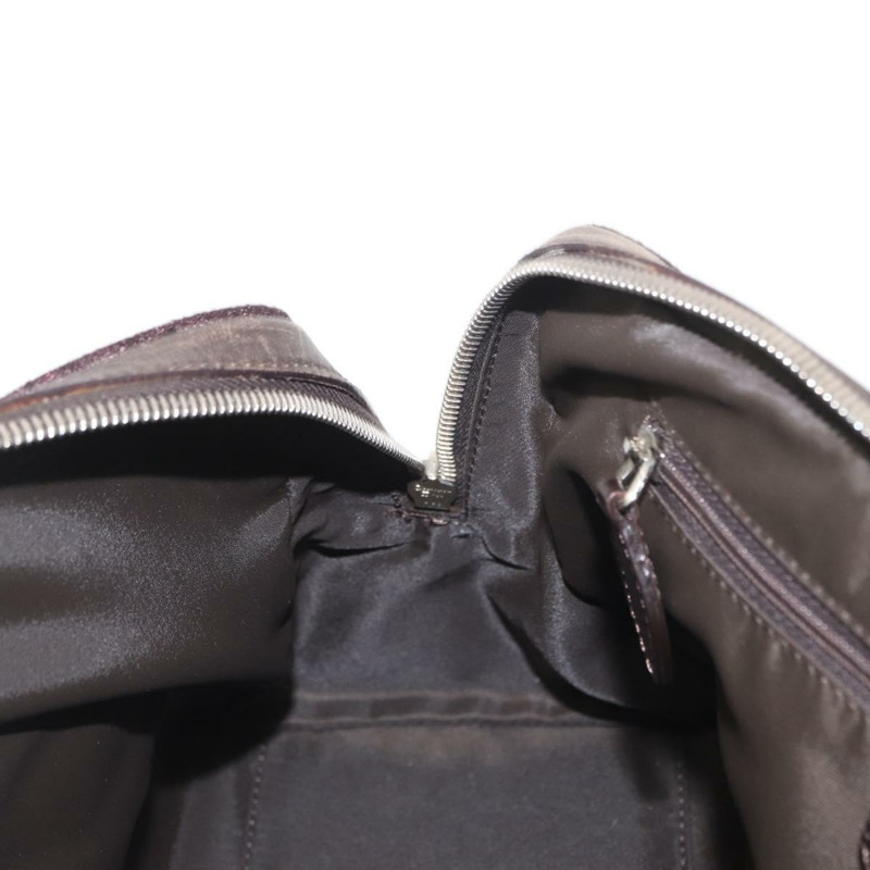 【日本直送】Christian Dior Romantic Trotter帆布手提包 PVC棕色銀色 正品 160136V-20