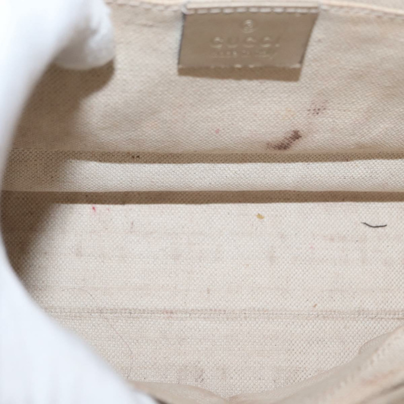 【日本直送】GUCCI GG帆布 Guccissima 鏈條馬銜扣包 皮革 米色 295402 正品 169035V-10