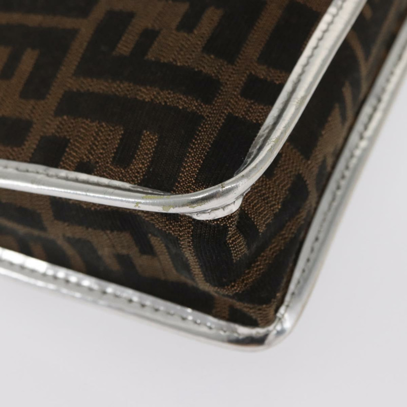 【日本直送】FENDI Zucca帆布單肩包 黑色 棕色 正品 169711V-15