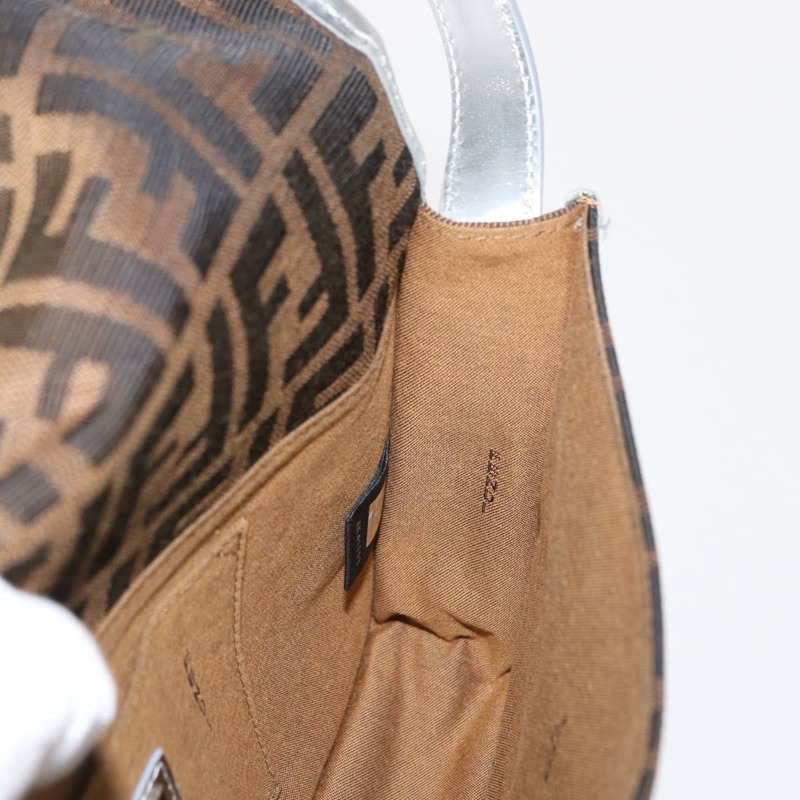 【日本直送】FENDI Zucca帆布單肩包 黑色 棕色 正品 169711V-19