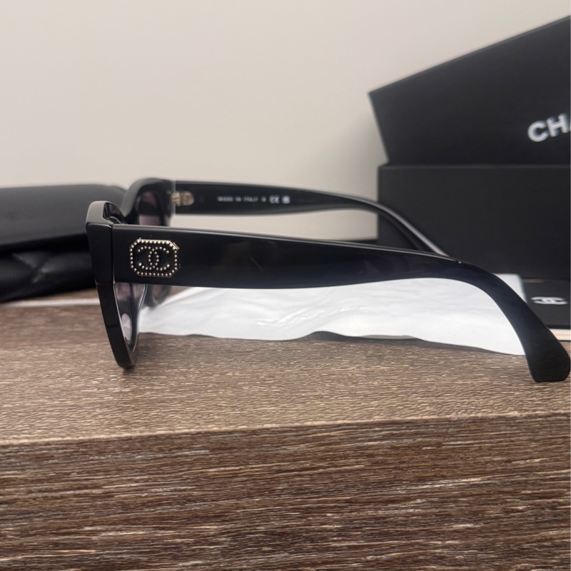 Chanel香奈兒雷射logo墨鏡小臉神器 太陽眼鏡-3