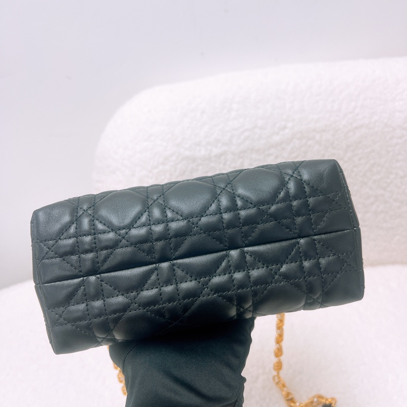 Dior jolie top handle 黑色 珍珠手柄斜挎包-2