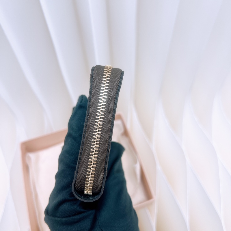 Lv 老花拉鏈短夾/零錢包/卡包-5