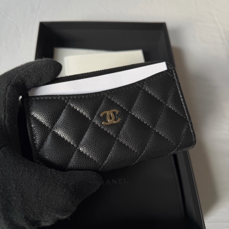 #全網最便宜98-99新 Chanel L型拉鍊錢包-0