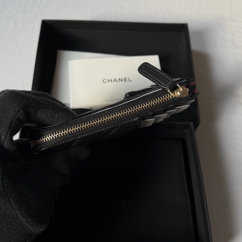 #全網最便宜98-99新 Chanel L型拉鍊錢包-5