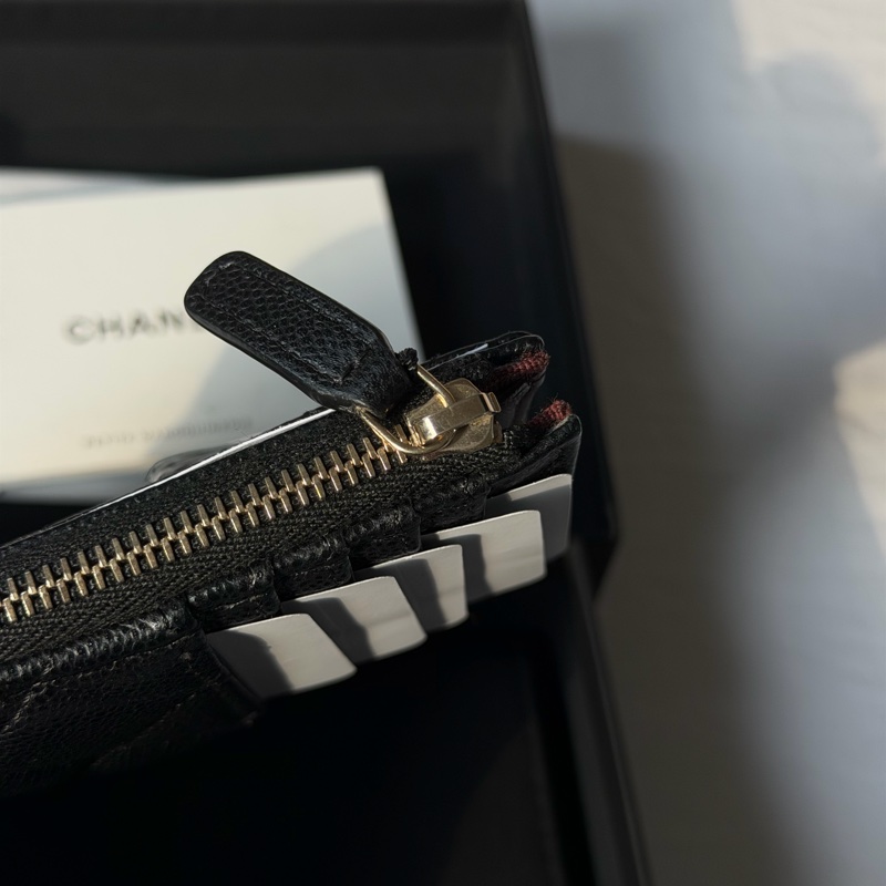 #全網最便宜98-99新 Chanel L型拉鍊錢包-6