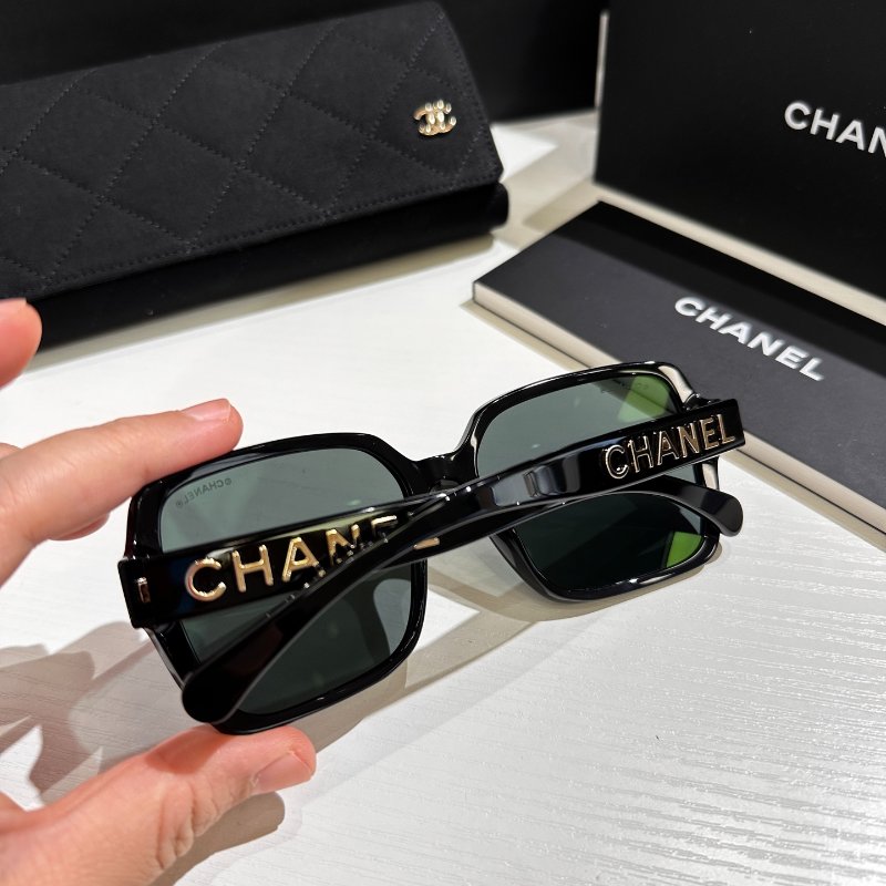 Chanel Ch5408 金字方框太陽眼鏡全新全配-8
