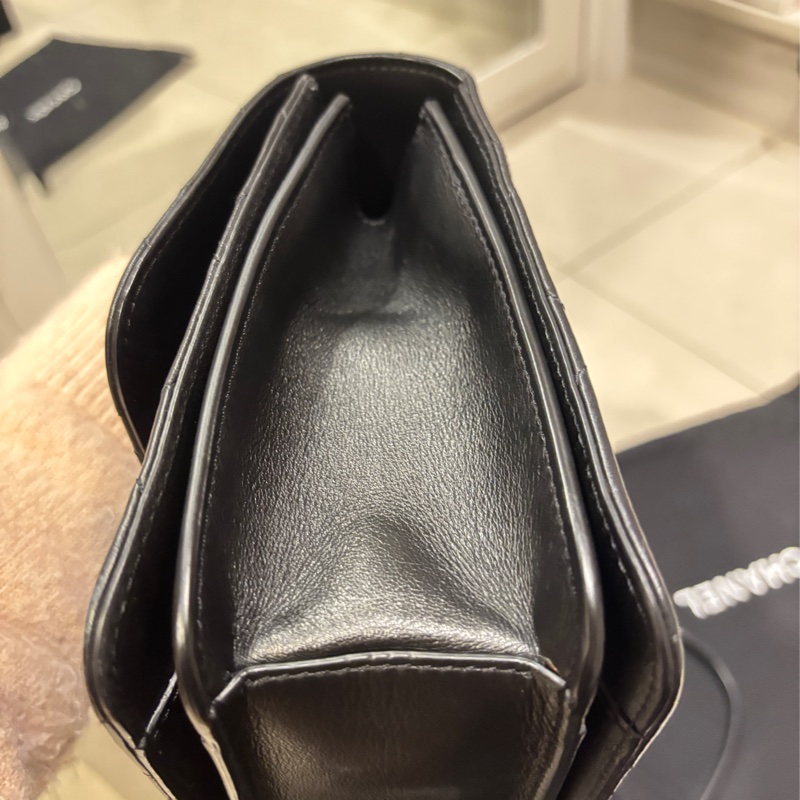 Chanel flap bag with handle CF晶片款 手提斜背包-6