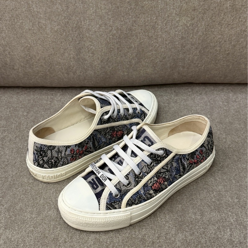 DIOR刺繡小白鞋-0