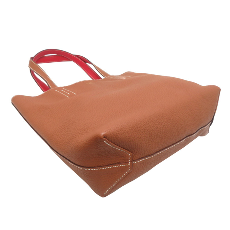 愛馬仕 Hermès Double Sens 36 □C Stamp 2018 女士手提包，Taurillon Clemence Rouge Casac 皮革-2