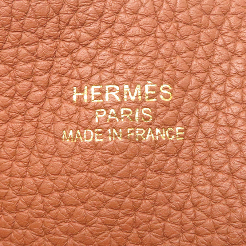愛馬仕 Hermès Double Sens 36 □C Stamp 2018 女士手提包，Taurillon Clemence Rouge Casac 皮革-6