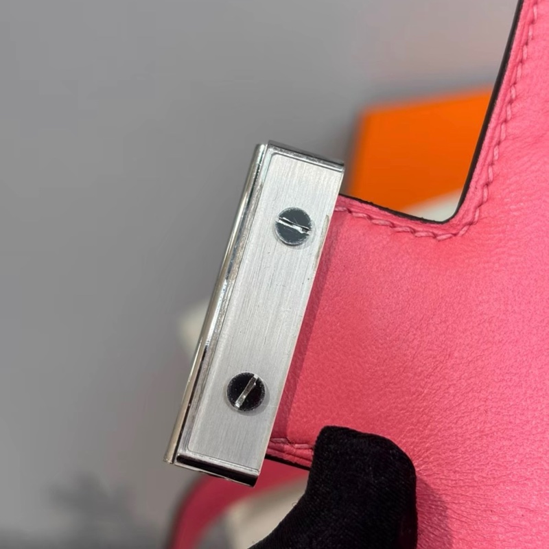 Hermes Mini Constance 19 銀扣 Epsom皮 唇膏粉 D刻-7