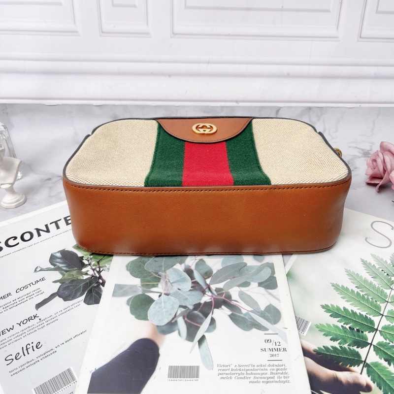 Gucci 紅綠條紋相機包98新配件塵袋24*7*14-3