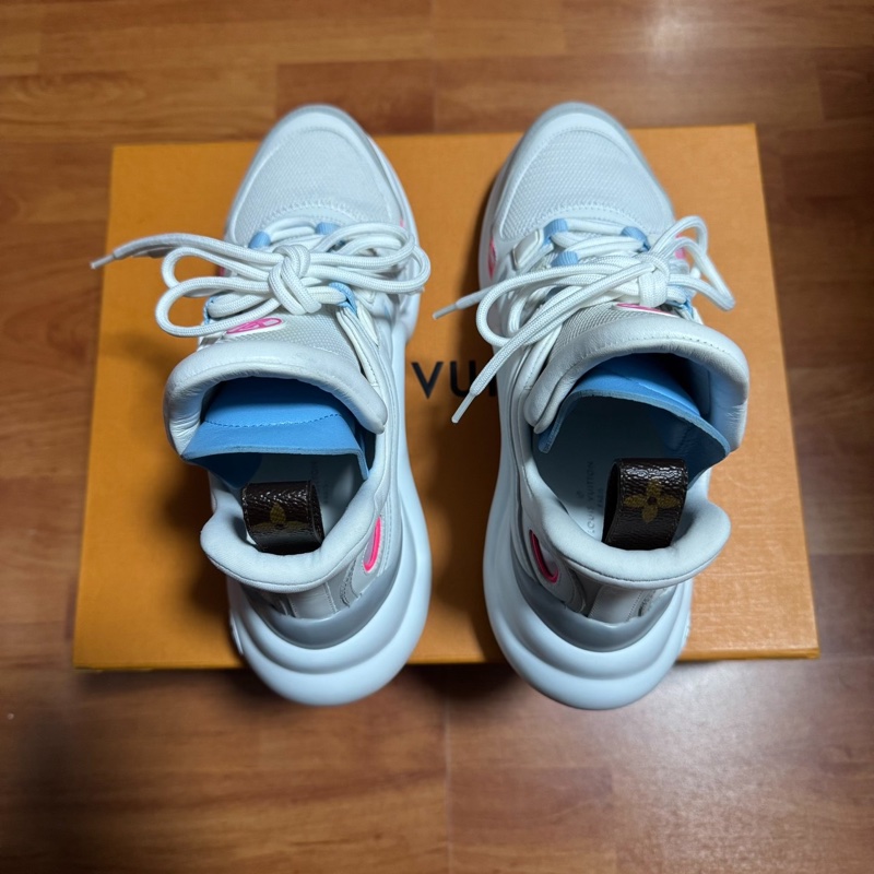 Lv Archlight拱橋鞋 路易威登老爹鞋 低幫 女款白藍 37.5碼-3