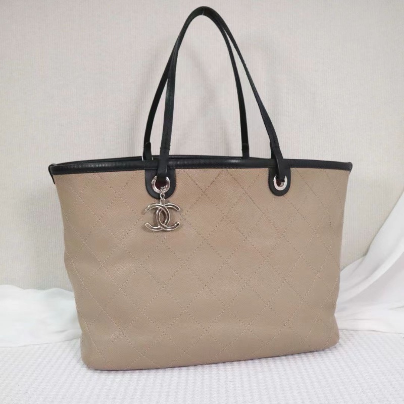 CHANEL 大象灰 魚子醬牛皮39*16*30 99新配件子袋塵袋-6