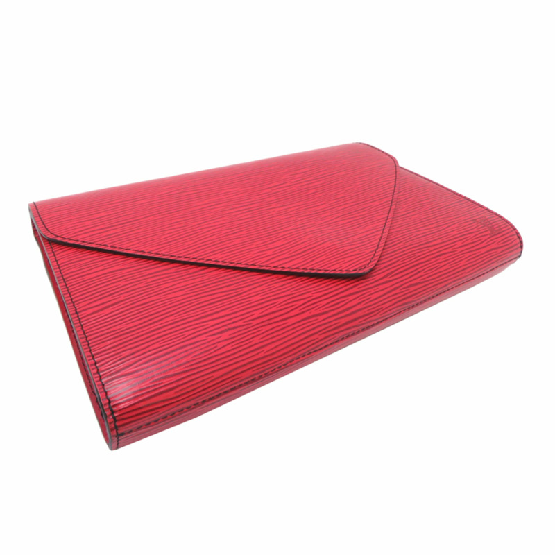 路易威登 Art Deco 女士手拿包 M52637 Epi Castilian 紅色-2