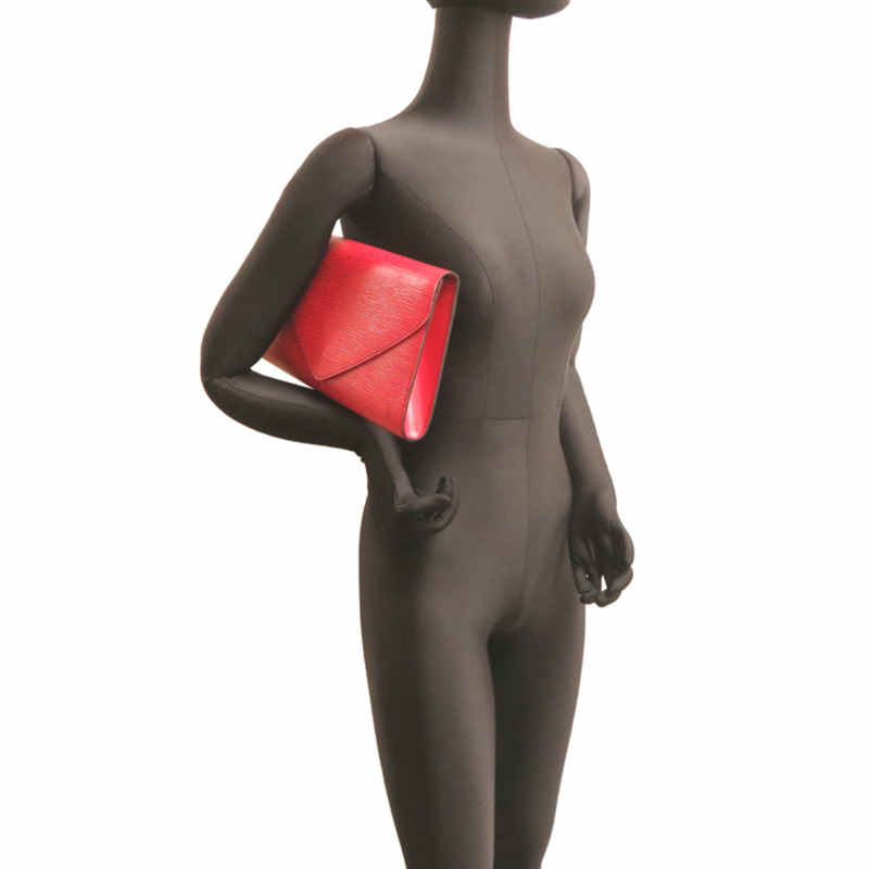 路易威登 Art Deco 女士手拿包 M52637 Epi Castilian 紅色-7