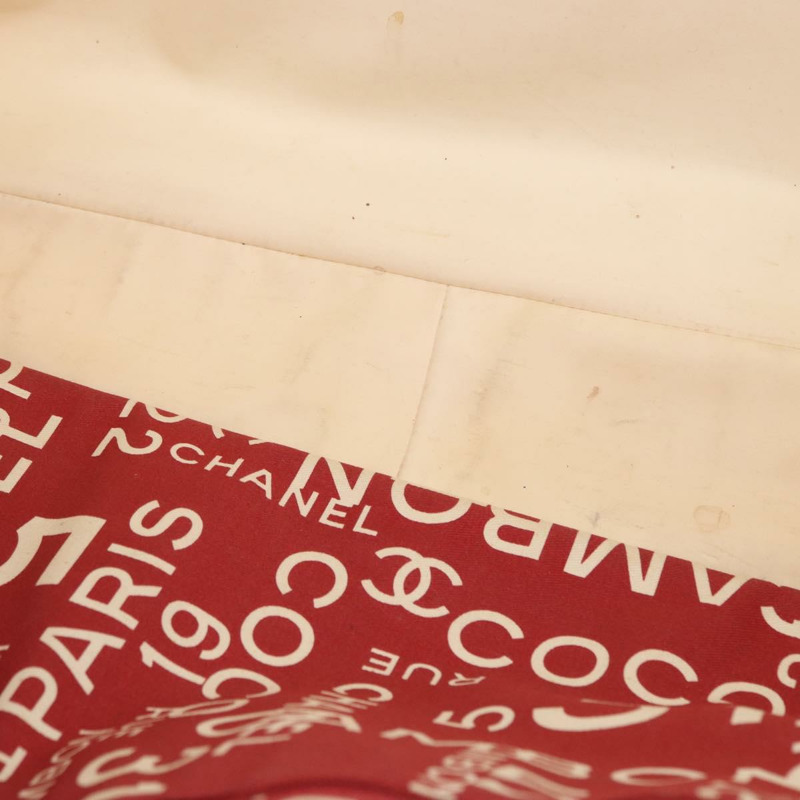 【日本直送】香奈兒 (CHANEL) 海濱系列帆布紅色雙C手提包，正品 LNZ238A-9