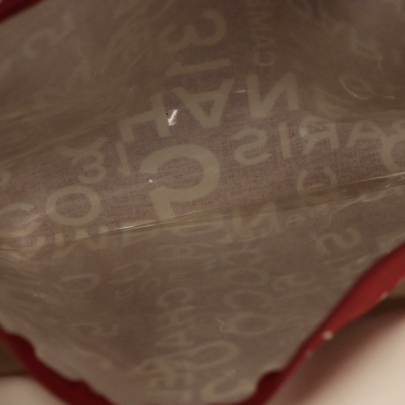 【日本直送】香奈兒 (CHANEL) 海濱系列帆布紅色雙C手提包，正品 LNZ238A-25