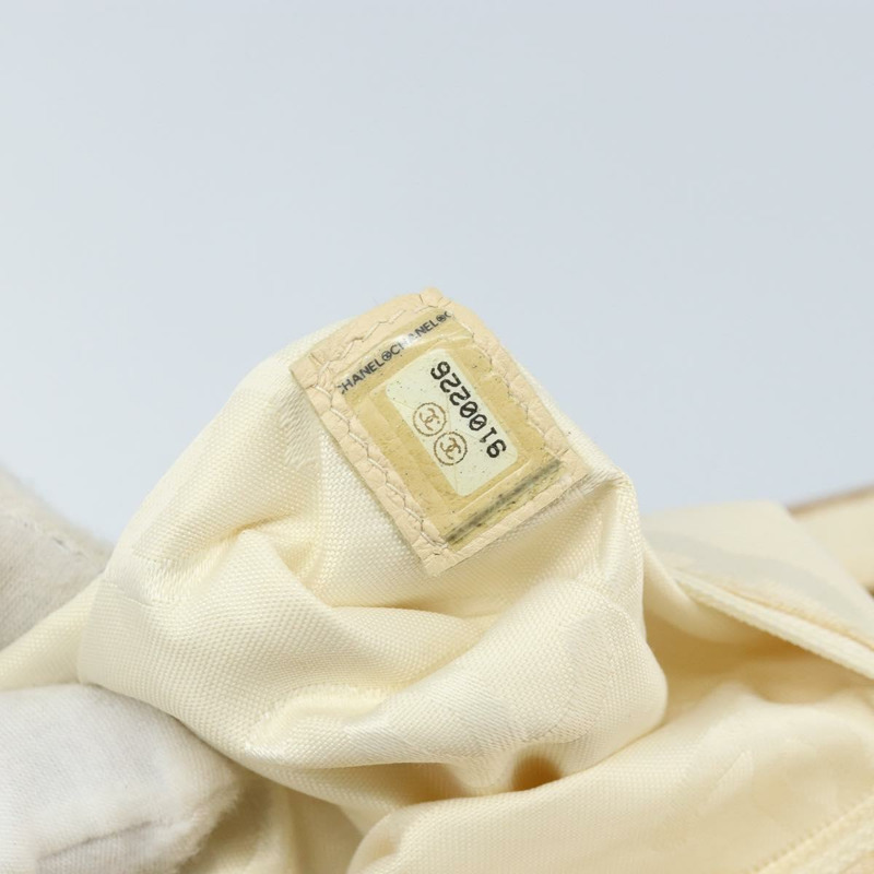 【日本直送】香奈兒帆布米色手提包 CC Auth LNZ161V-11